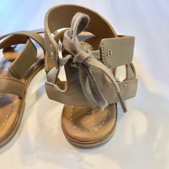 LUCKY BRAND Bandyta Tan Strappy Sandals Size 8.5 - Picture 6 of 8